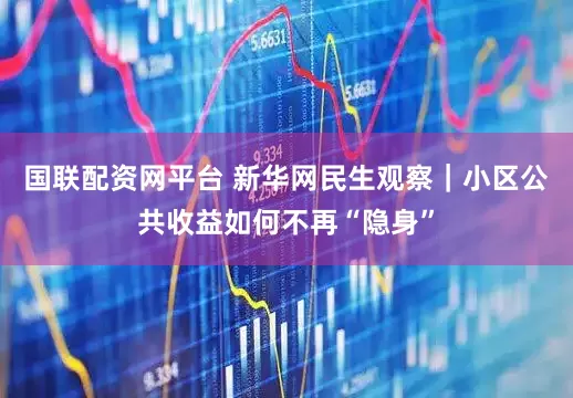 国联配资网平台 新华网民生观察｜小区公共收益如何不再“隐身”